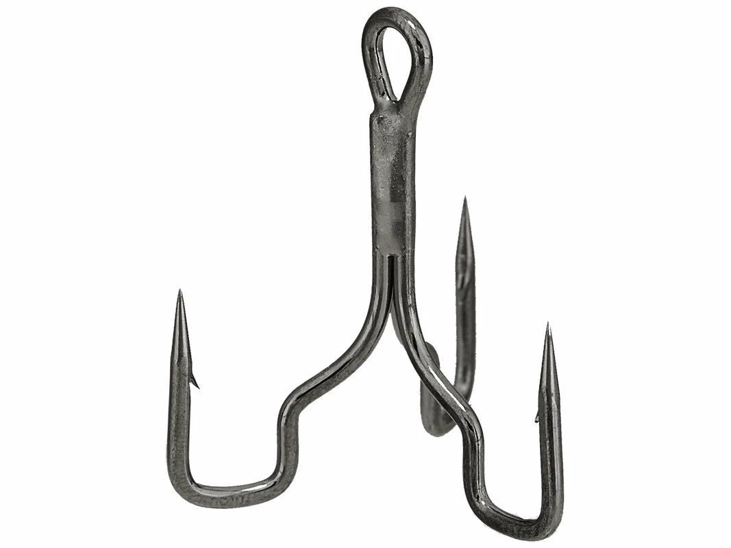 Trapper Tackle Standard Round Bend Treble Hook 3 Trapper Tackle Standard Round Bend Treble Hook
