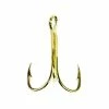 Eagle Claw 376 Gold 2x Treble Hook Tackle