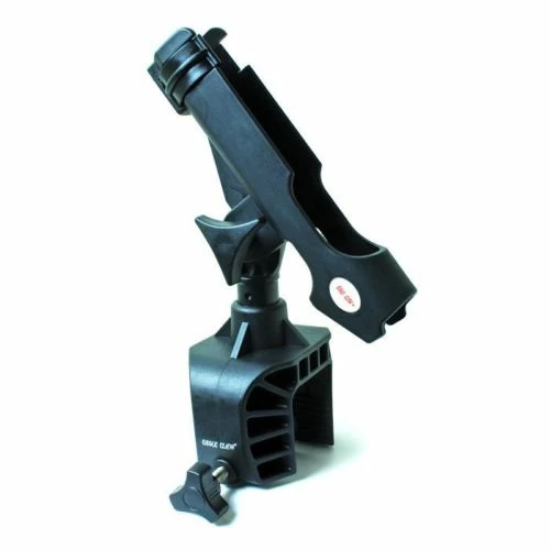Eagle Claw Deluxe Aluminum Boat Clamp-On Rod Holder 3 Eagle Claw Deluxe Aluminum Boat Clamp-On Rod Holder