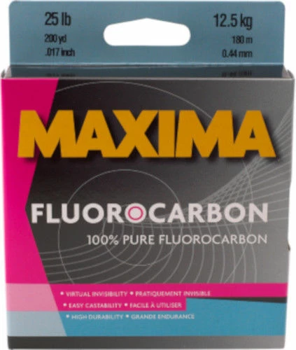 Line Maxima Fluorocarbon One Shot Spool 200 Yards 3 Line Maxima Fluorocarbon One Shot Spool 200 Yards