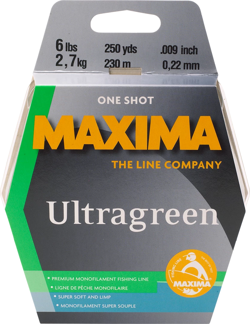 Maxima Ultragreen Copolymer Monofilament One Shot Spools 3 Maxima Ultragreen Copolymer Monofilament One Shot Spools