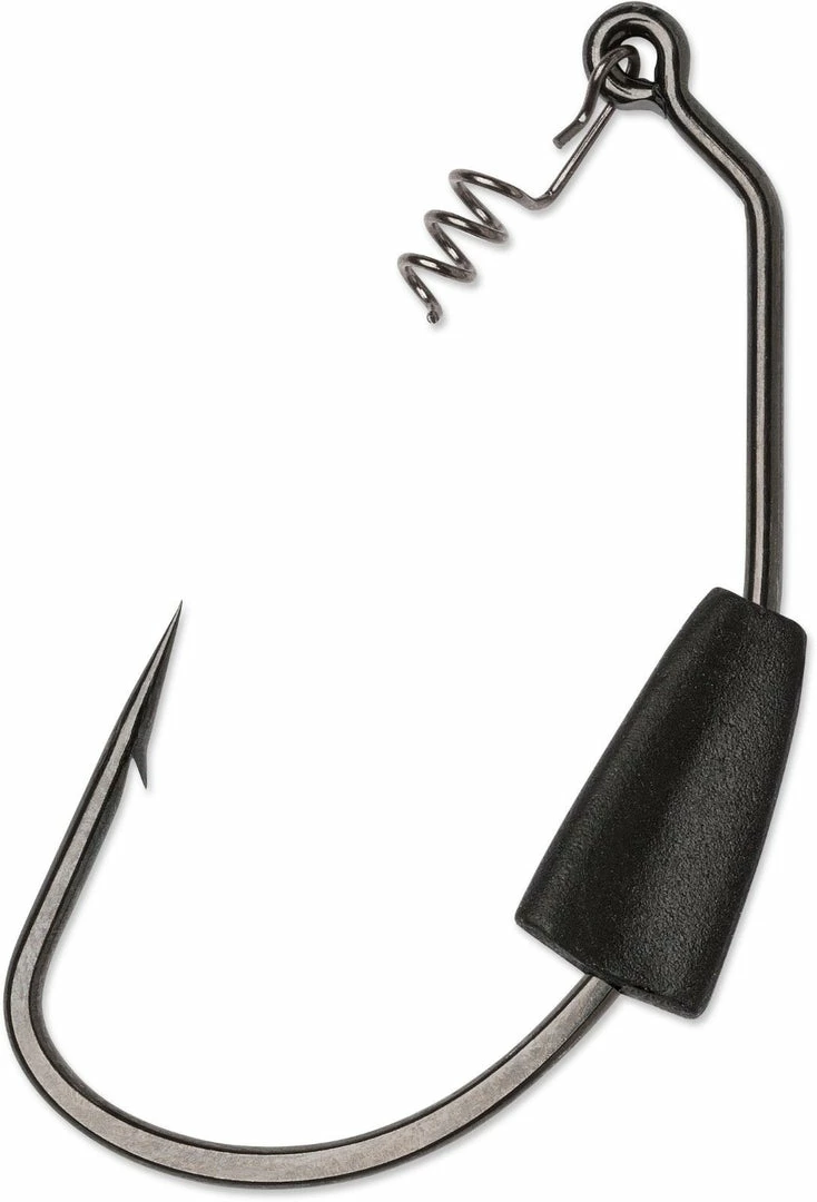 VMC Heavy Duty Weighted Black Nickel Swimbait Hook 4 Pack Tackle 7 VMC Heavy Duty Weighted Black Nickel Swimbait Hook 4 Pack Tackle