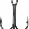 VMC 9650 Round Bend Treble Hook 1X Black Nickel Tackle