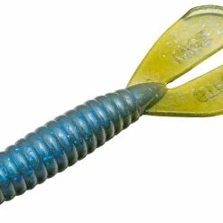Strike King Twin Tail Rage Menace 4 Inch Soft Plastic Grub 8 Pack Baits