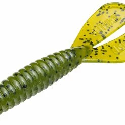 Strike King Twin Tail Rage Menace 4 Inch Soft Plastic Grub 8 Pack Baits
