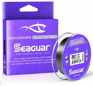 Seaguar Smackdown Braid 150 Yards Stealth Gray Line 5 Seaguar Smackdown Braid 150 Yards Stealth Gray Line