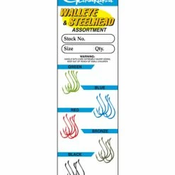 Tackle Gamakatsu Multi-Color Walleye And Steelhead Hook Assortment