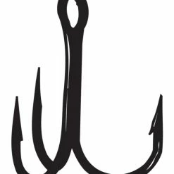Gamakatsu Round Bend 2X Strong Treble Hook