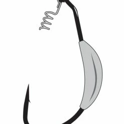 Gamakatsu Weighted Superline Hook W/ Spring Lock 4 Pack