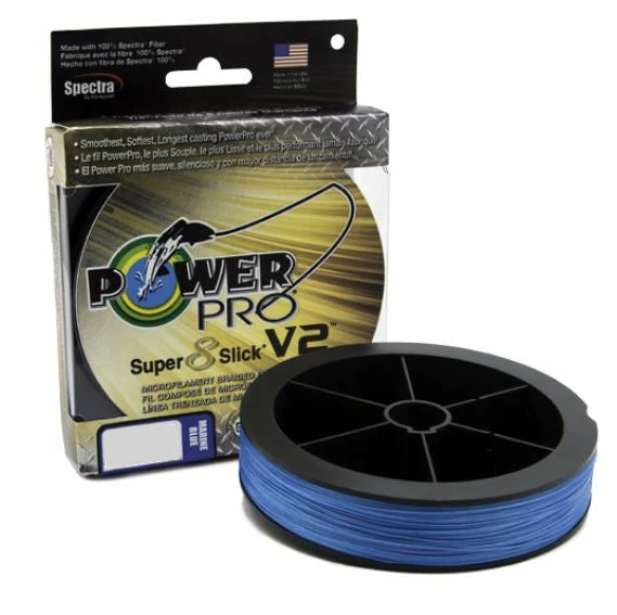 Power Pro Super8Slick V2 Blue Braided Line 6 Power Pro Super8Slick V2 Blue Braided Line