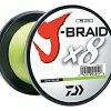 Daiwa J-Braid X8 Braided Line 1650 Yards Chartreuse