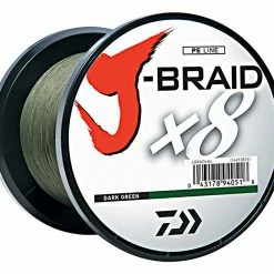 Daiwa J-Braid X8 Braided Line 1650 Yards Dark Green