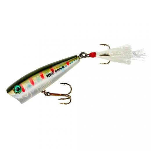 Baits Rebel Pop-R Topwater Popper 25 Baits Rebel Pop-R Topwater Popper