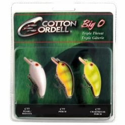 Cotton Cordell Big O Square-Lip Crankbait 3-Piece Variety Pack Baits