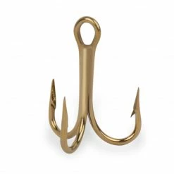 Mustad 3565 Bronze O'Shaughnessy Treble Hook 2X Strong Tackle