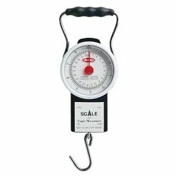Berkley 50 Pound Analog Fish Scale W/ 39 Inch Measuring Tape Accessories