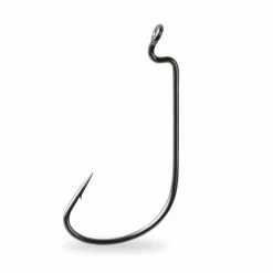 Mustad Mega Bite Black Nickel Wide Gap Offset Worm Hook 21 Mustad Mega Bite Black Nickel Wide Gap Offset Worm Hook