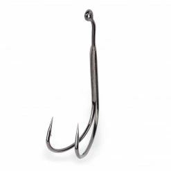 Tackle Mustad Plastic Frog 1X Double Hook W/ Spring Baitkeeper 2 Pack