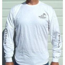 Gary Yamamoto Logo Long Sleeve Cotton T-Shirts Apparel