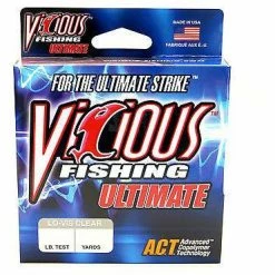Vicious Fishing Vicious Ultimate Monofilament Fishing Line 250-330 Yards Clear
