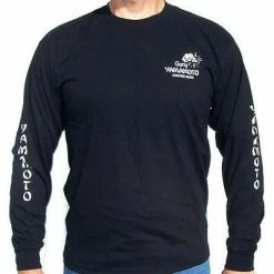 Gary Yamamoto Logo Long Sleeve Cotton T-Shirts Apparel