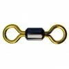 Tackle P-Line Black & Gold Single Rolling Barrel Swivel