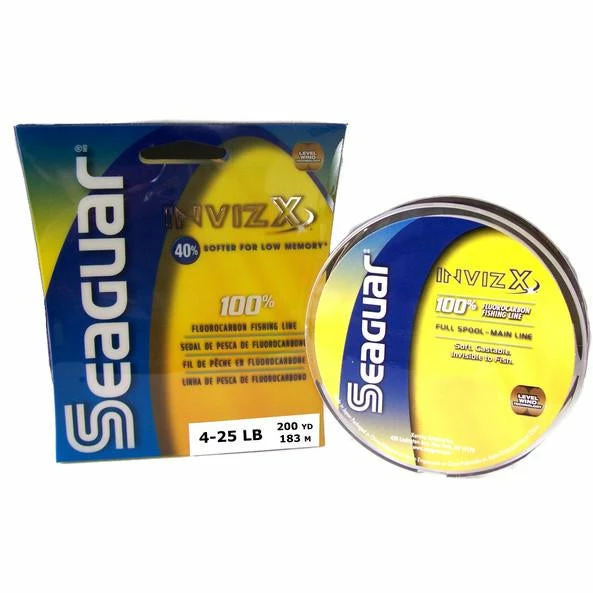 Seaguar Invizx Fluorocarbon Fishing Line 200 Yards 3 Seaguar Invizx Fluorocarbon Fishing Line 200 Yards
