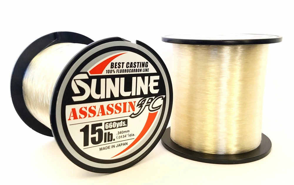 Sunline Assassin Fc Fluorocarbon Line Clear 660Yd 3 Sunline Assassin Fc Fluorocarbon Line Clear 660Yd