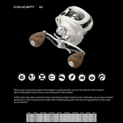 13 Fishing Concept C Ultra-Light Baitcasting Reels