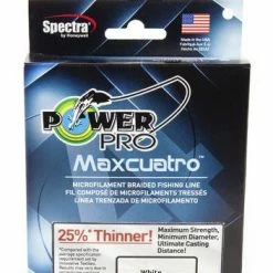 Power Pro Maxcuatro Spectra White Braided Line