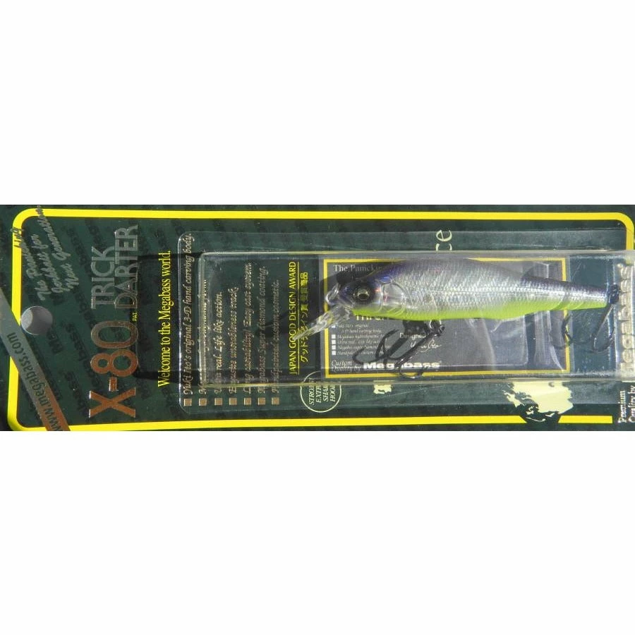 Baits Megabass Trick Darter X-80 Jerkbait 4 Baits Megabass Trick Darter X-80 Jerkbait