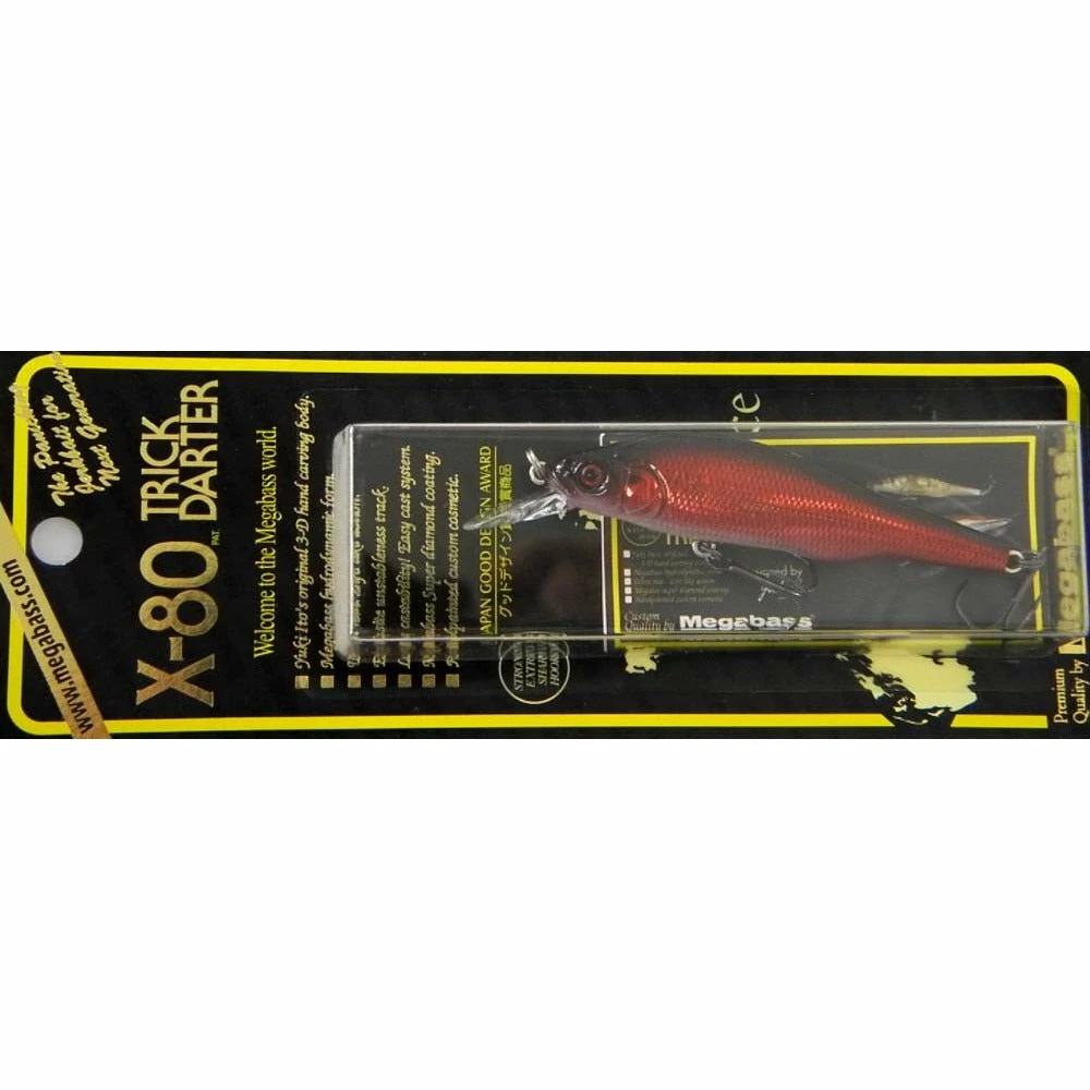 Baits Megabass Trick Darter X-80 Jerkbait 6 Baits Megabass Trick Darter X-80 Jerkbait