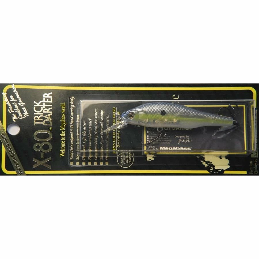 Baits Megabass Trick Darter X-80 Jerkbait 13 Baits Megabass Trick Darter X-80 Jerkbait