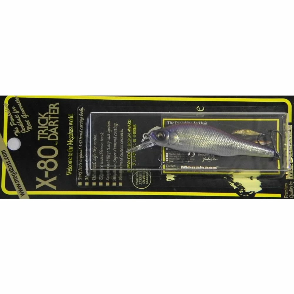 Baits Megabass Trick Darter X-80 Jerkbait 14 Baits Megabass Trick Darter X-80 Jerkbait