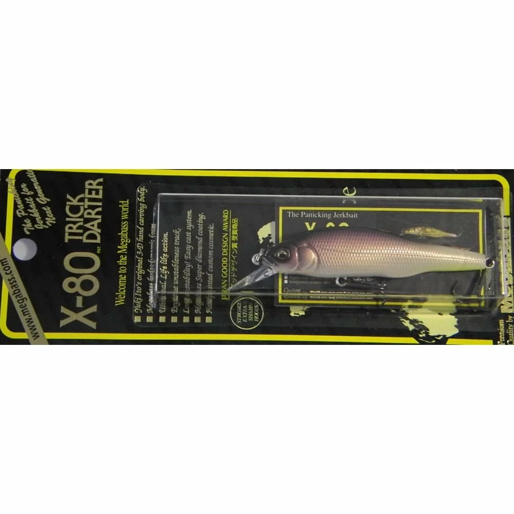 Baits Megabass Trick Darter X-80 Jerkbait 15 Baits Megabass Trick Darter X-80 Jerkbait