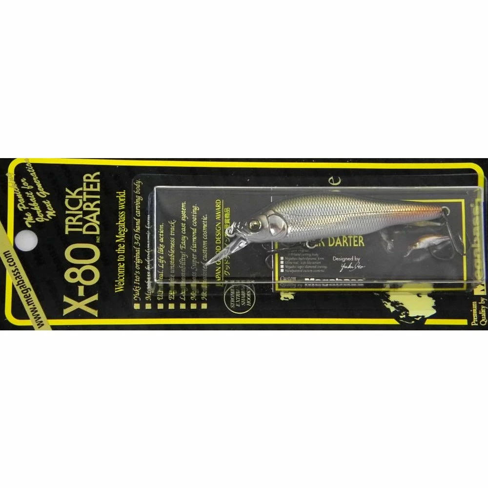 Baits Megabass Trick Darter X-80 Jerkbait 19 Baits Megabass Trick Darter X-80 Jerkbait