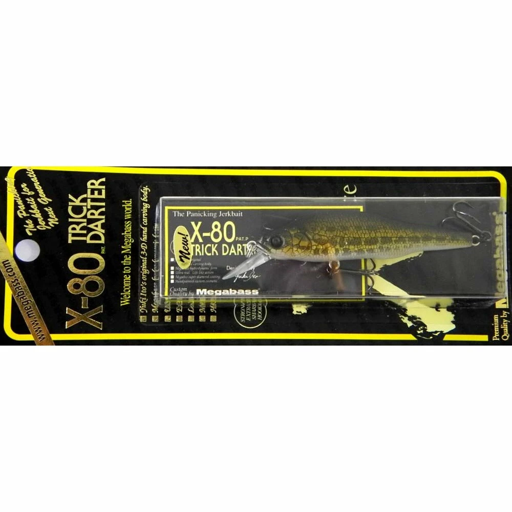 Baits Megabass Trick Darter X-80 Jerkbait 23 Baits Megabass Trick Darter X-80 Jerkbait