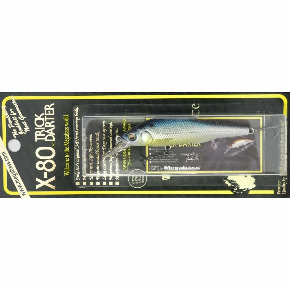 Baits Megabass Trick Darter X-80 Jerkbait 24 Baits Megabass Trick Darter X-80 Jerkbait