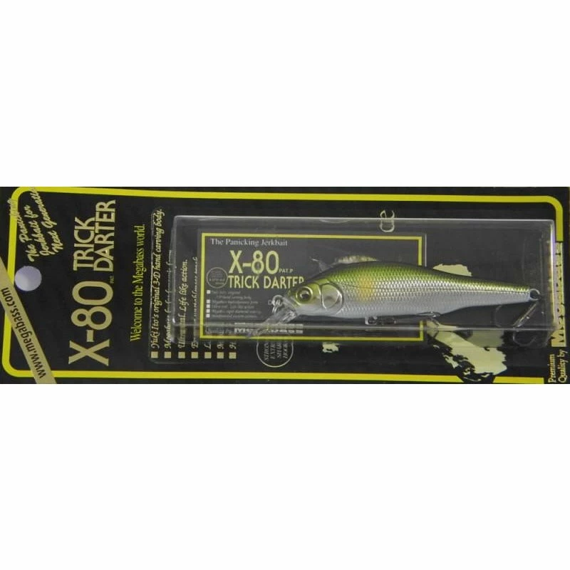 Baits Megabass Trick Darter X-80 Jerkbait 26 Baits Megabass Trick Darter X-80 Jerkbait