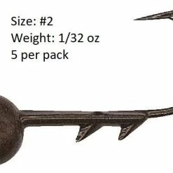 Hayabusa Beat Roller Pill-Shaped Jig Head With Removable Double Plastic Keeper Tackle