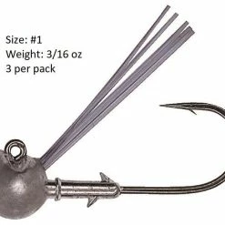 Hayabusa Baby Shooting Ball Finesse Football Jig Head With Weed Guard