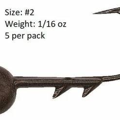 Hayabusa Beat Roller Pill-Shaped Jig Head With Removable Double Plastic Keeper Tackle