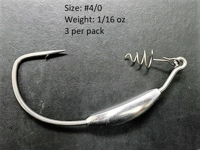 Tackle Hayabusa Wrm958Wt Extra Wide Gap Weighted Hook With Screw Lock 5 Tackle Hayabusa Wrm958Wt Extra Wide Gap Weighted Hook With Screw Lock