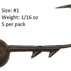 Hayabusa Beat Roller Pill-Shaped Jig Head With Removable Double Plastic Keeper Tackle