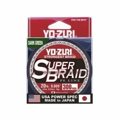 Yo-Zuri Superbraid Dark Green 300 Yards Superbraid Fishing Line
