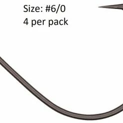 Hayabusa Bulky Stage Muscle Gap 3X-Extra Wide Gap Offset Hook Tackle