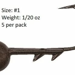 Hayabusa Beat Roller Pill-Shaped Jig Head With Removable Double Plastic Keeper Tackle