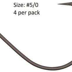 Hayabusa Bulky Stage Muscle Gap 3X-Extra Wide Gap Offset Hook Tackle