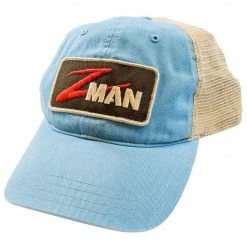 Z Man Garment Washed Trucker Patch Logo Hat Apparel
