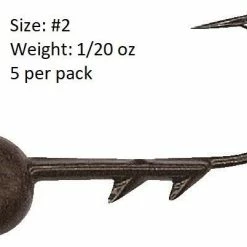 Hayabusa Beat Roller Pill-Shaped Jig Head With Removable Double Plastic Keeper Tackle